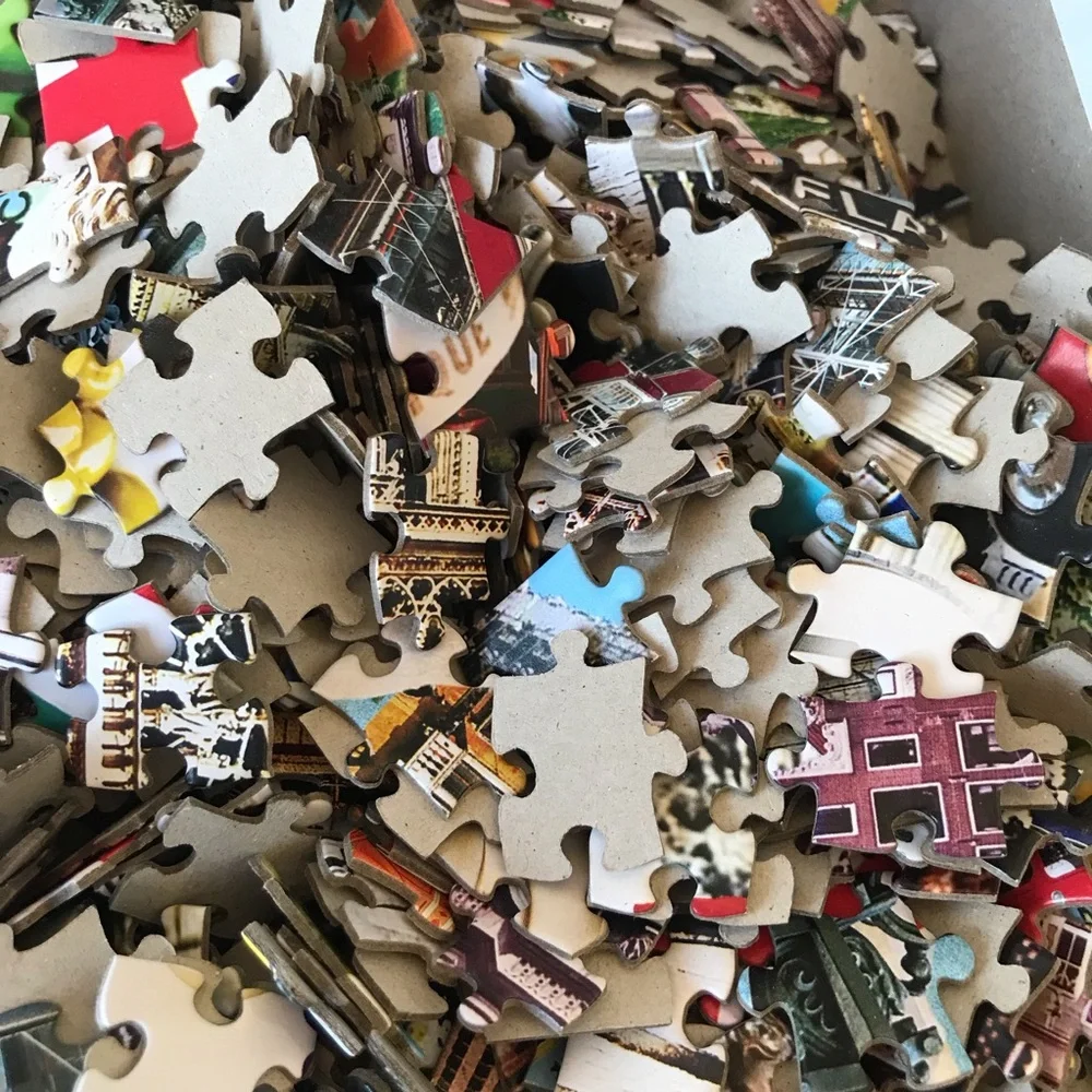 Europe Collage Time 1500 Piece Puzzle